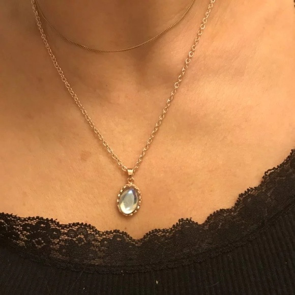 Gorgeous faux fire opal jewelry set - Picture 6 of 9